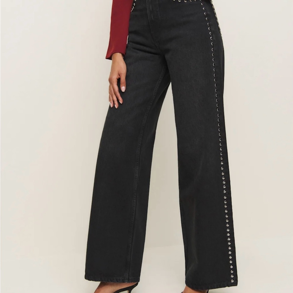 Reformation Studded Jeans